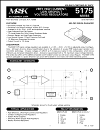 MSK5175-3.3TU Datasheet