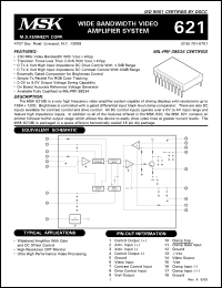 MSK621 Datasheet