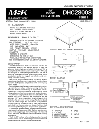DHC2803SH Datasheet