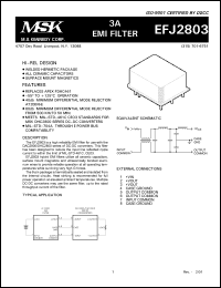 EFJ2803 Datasheet