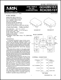 RCH28512TH Datasheet