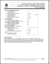 M1T1LT18FE64E Datasheet