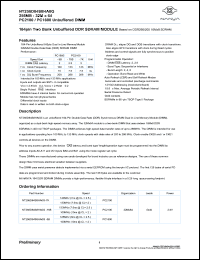 NT256D64S8HA0G-8B Datasheet