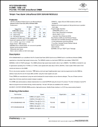 NT512D64S8HA0G-8B Datasheet