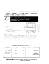 OM100L60CMIS Datasheet