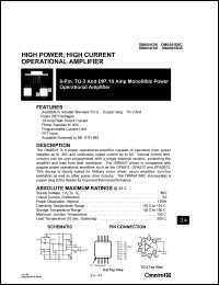OMA541SD Datasheet