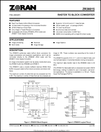 ZR36015 Datasheet