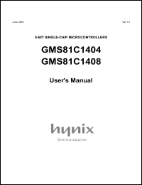 GMS81C1408D Datasheet