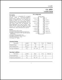 GL651USB Datasheet