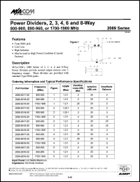 2089-6317-00 Datasheet