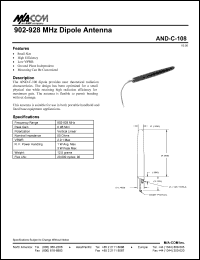 AND-C-108 Datasheet