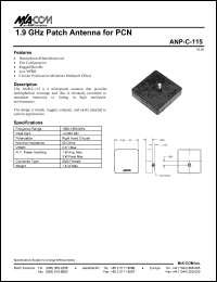 ANP-C-116 Datasheet