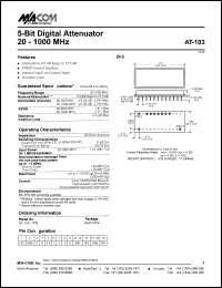 AT-103 Datasheet