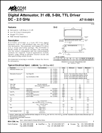 AT-15-0001 Datasheet