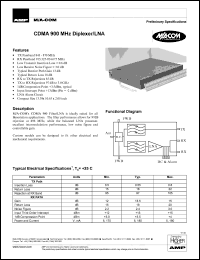 CDMA900 Datasheet