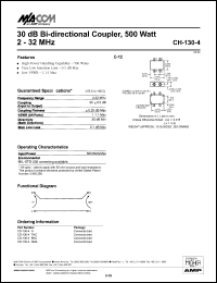 CH-130-4BNC Datasheet