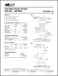 DS-113 Datasheet