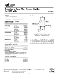 DS-4-4BNC Datasheet