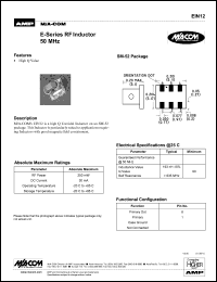 EIN12 Datasheet