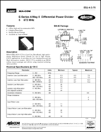ESJ-4-3-75 Datasheet