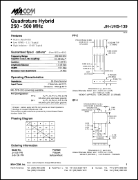 JH-139 Datasheet