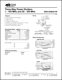 M3V-50 Datasheet