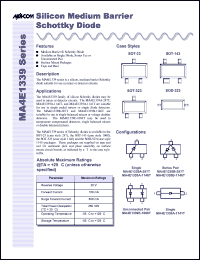 MA4E932A Datasheet