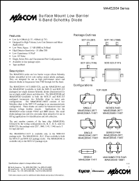 MA4E2054C-287T Datasheet