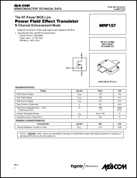 MRF157 Datasheet