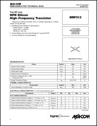 MRF313 Datasheet