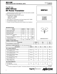 MRF321 Datasheet