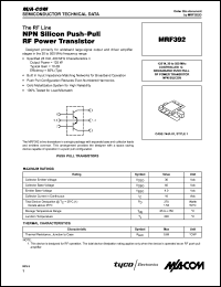 MRF392 Datasheet