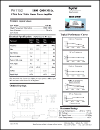 PA1152 Datasheet