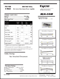 PA1186 Datasheet