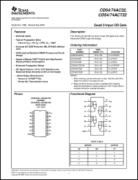 CD54ACT323F3A Datasheet