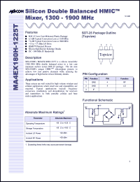 MA4EX180H-1225T Datasheet