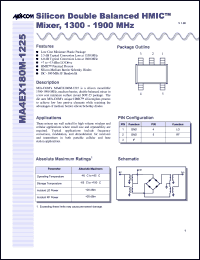 MA4EX180M-1225T Datasheet