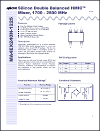 MA4EX240H-1225T Datasheet