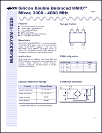 MA4EX370M-1225T Datasheet