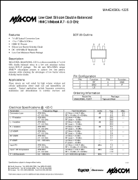 MA4EX580L-1225T Datasheet