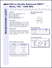 MA4EX950M-1225T Datasheet