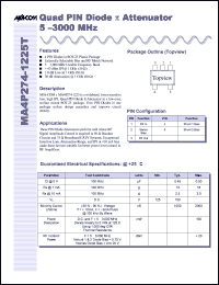 MA4P274-287T Datasheet