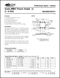 MAAM26100-B1 Datasheet