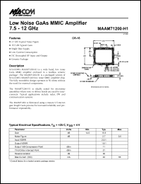 MAAM71200-H1 Datasheet