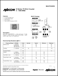 MACPES0050 Datasheet