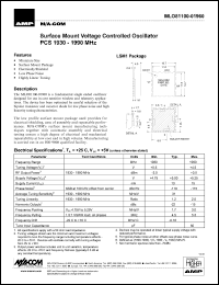 MLO81100-01810 Datasheet