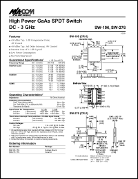 SW-276 Datasheet