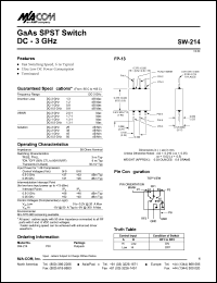 SW-214 Datasheet