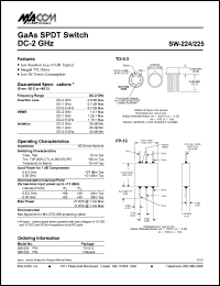 SW-225 Datasheet