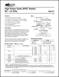 SW-277 Datasheet